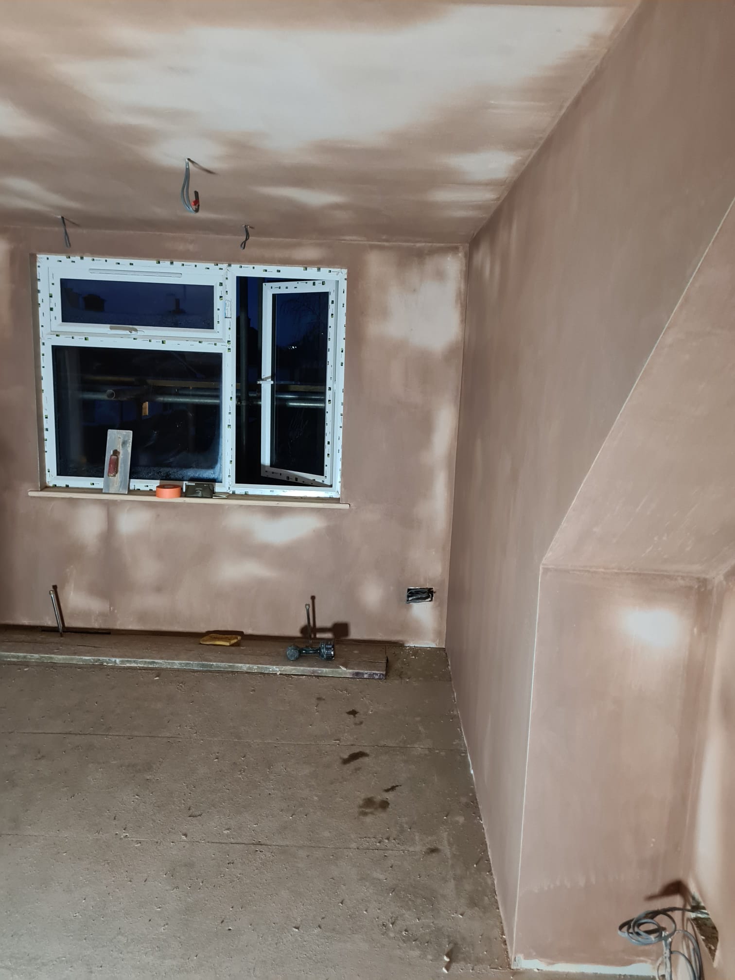 Loft Conversion Interior Plastering in Tonbridge Kent