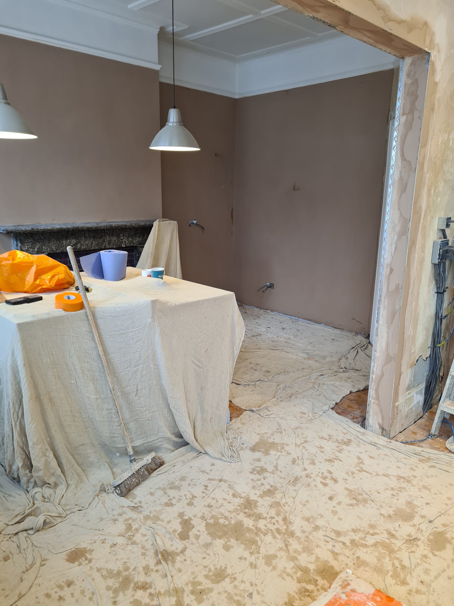 Interior Plastering completed by South East Plastering