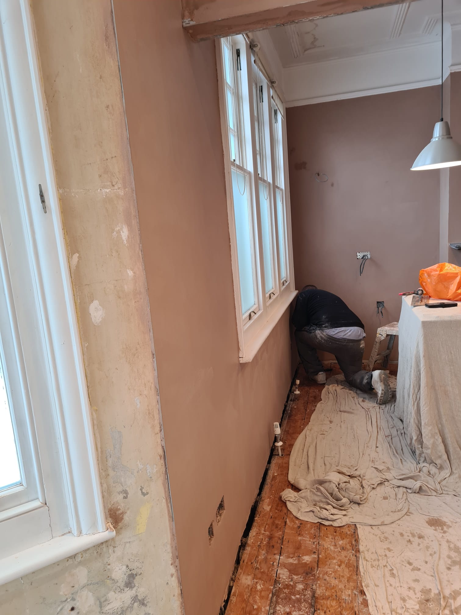 Interior Plastering completed by South East Plastering