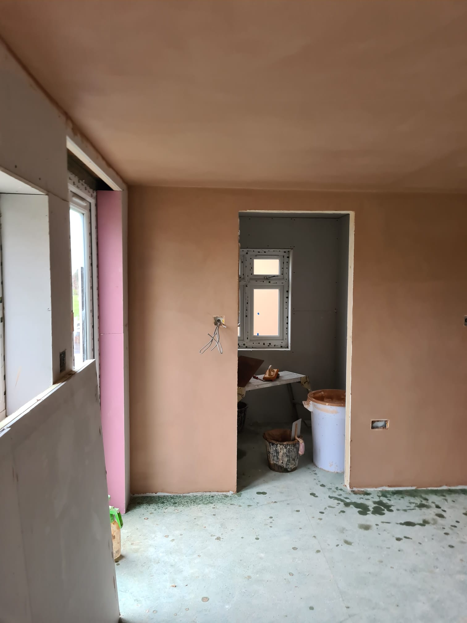 Plaster Board & Skimmeing Garage Conversion Marden, Kent