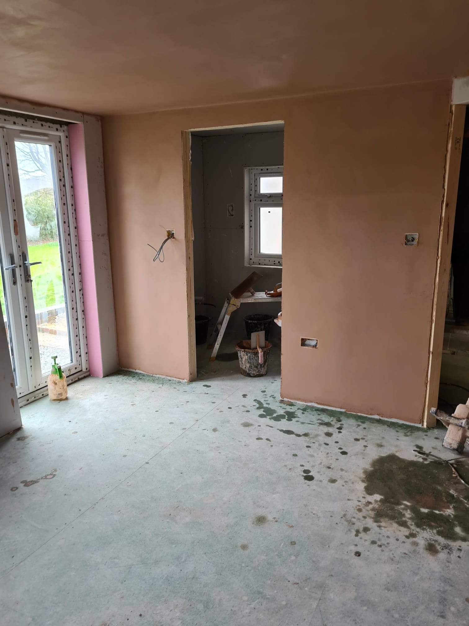 Plaster Board & Skimmeing Garage Conversion Marden, Kent