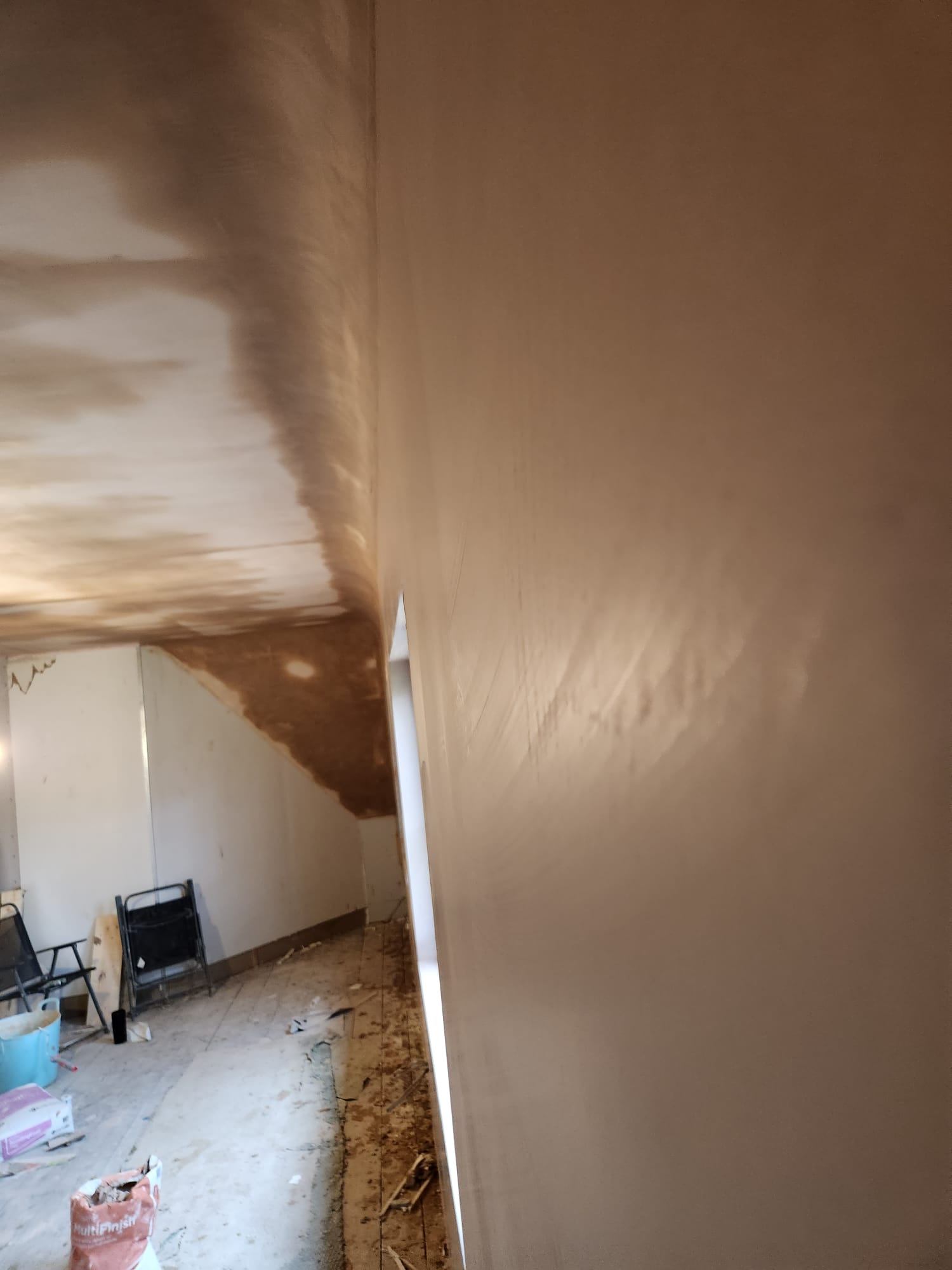 Bedroom with Rolled Ceiling Line Plastered Withyham, East Sussex