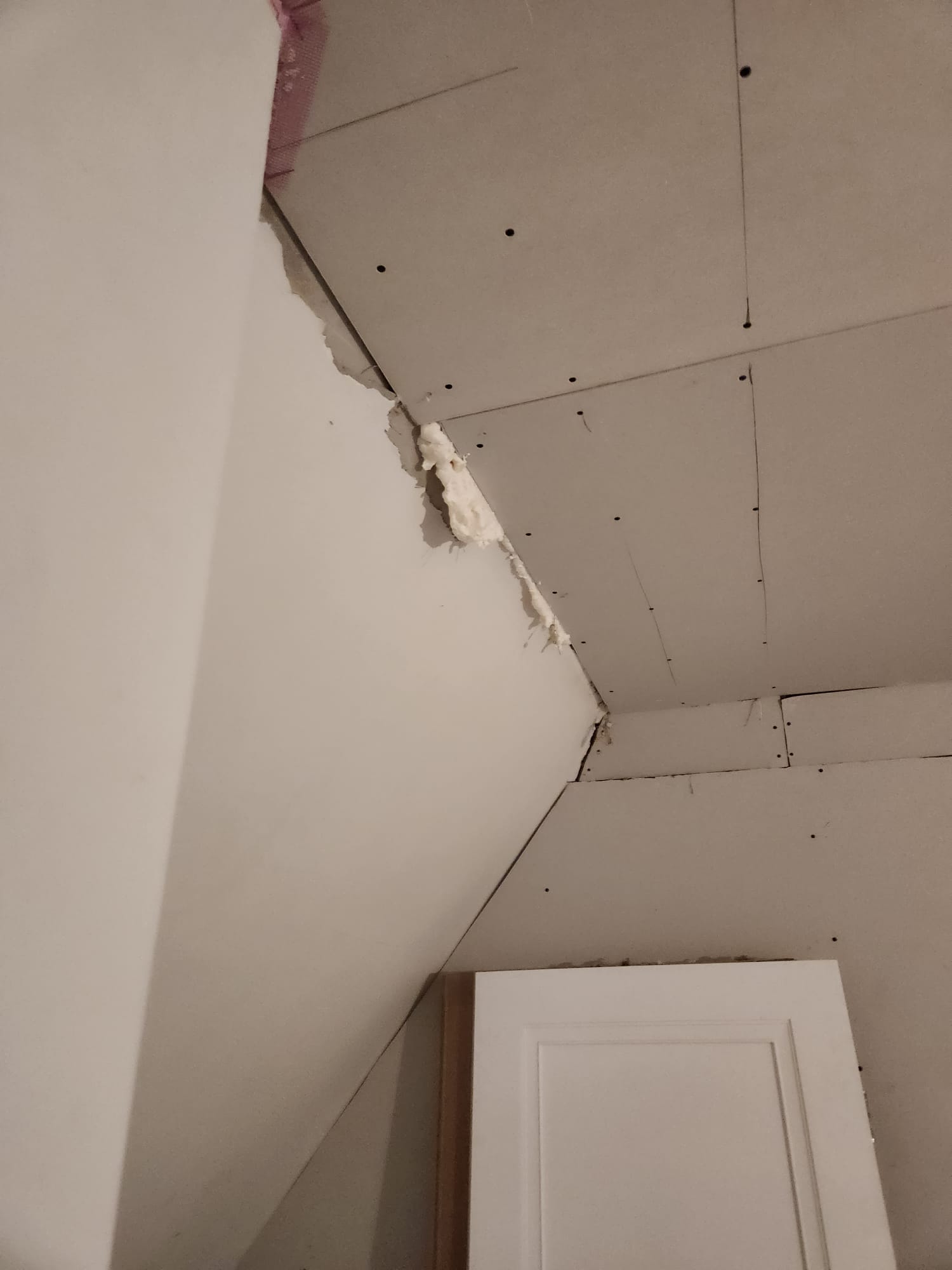 Bedroom with Rolled Ceiling Line Plastered Withyham, East Sussex