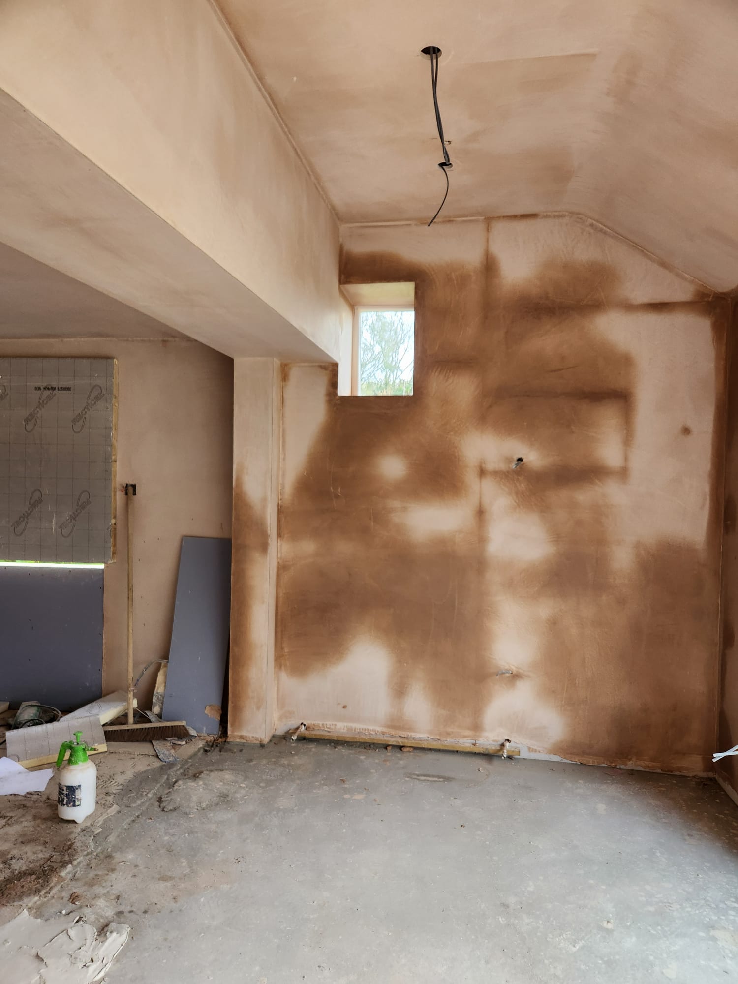 Plastered Boarded & Plastered Kitchen & Diner Heathfield, East Sussex