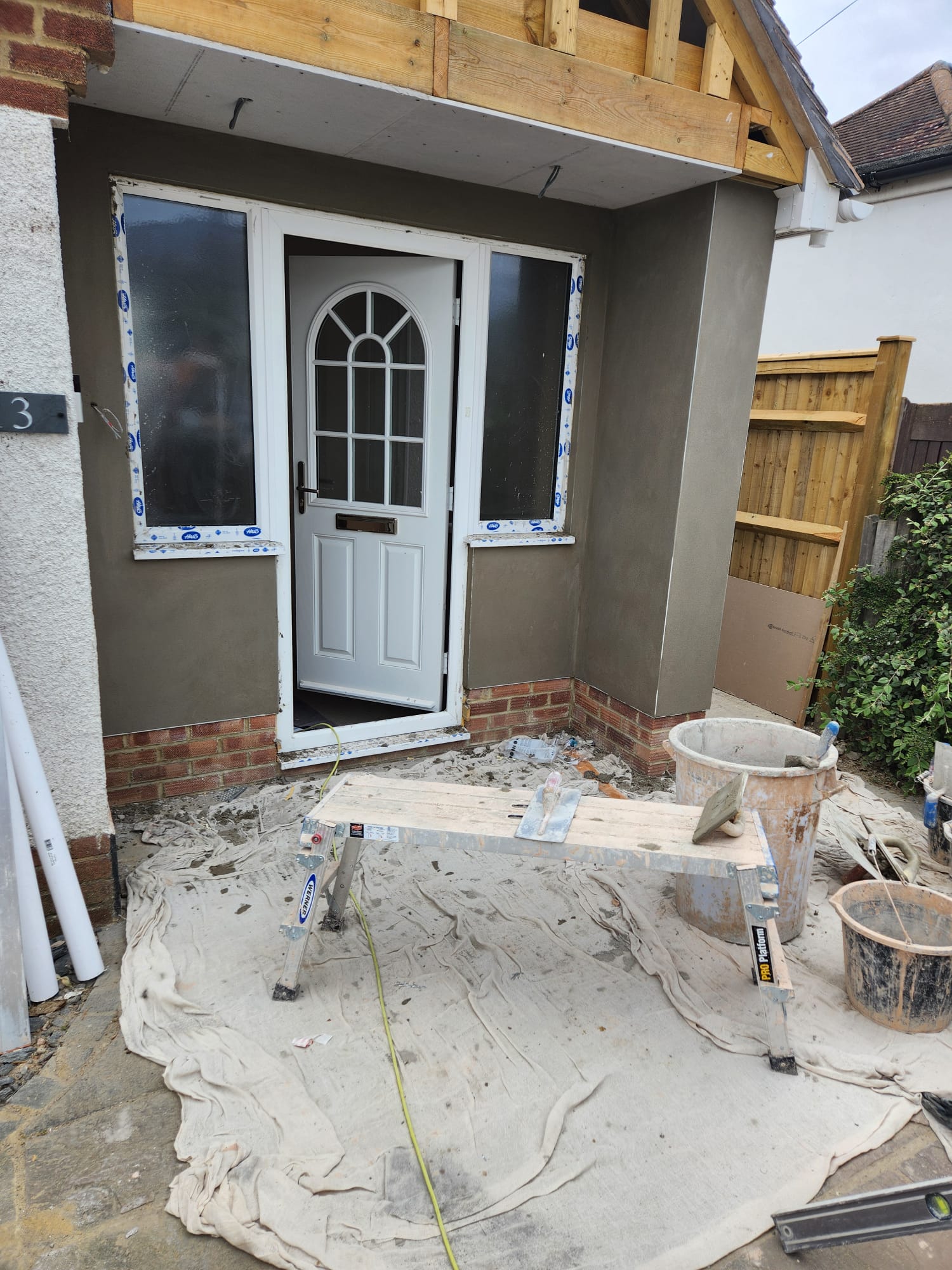 Rendering completed by South East Plastering